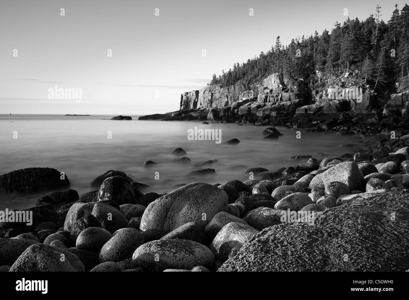 parco nazionale di acadia - 1 Otter cliffs parco nazionale di Acadia nel Maine Foto stock - Alamy