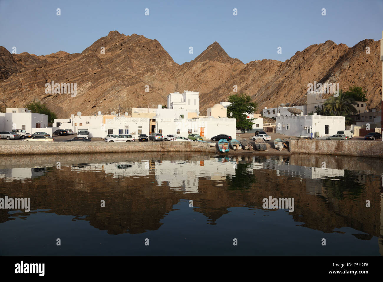 Muttrah - la città vecchia di Muscat, Sultanato di Oman Foto Stock