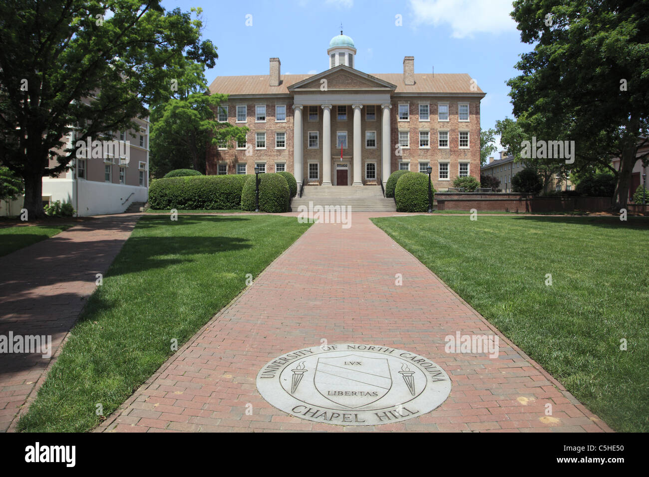 Edificio Sud, Università della North Carolina a Chapel Hill, STATI UNITI D'AMERICA Foto Stock