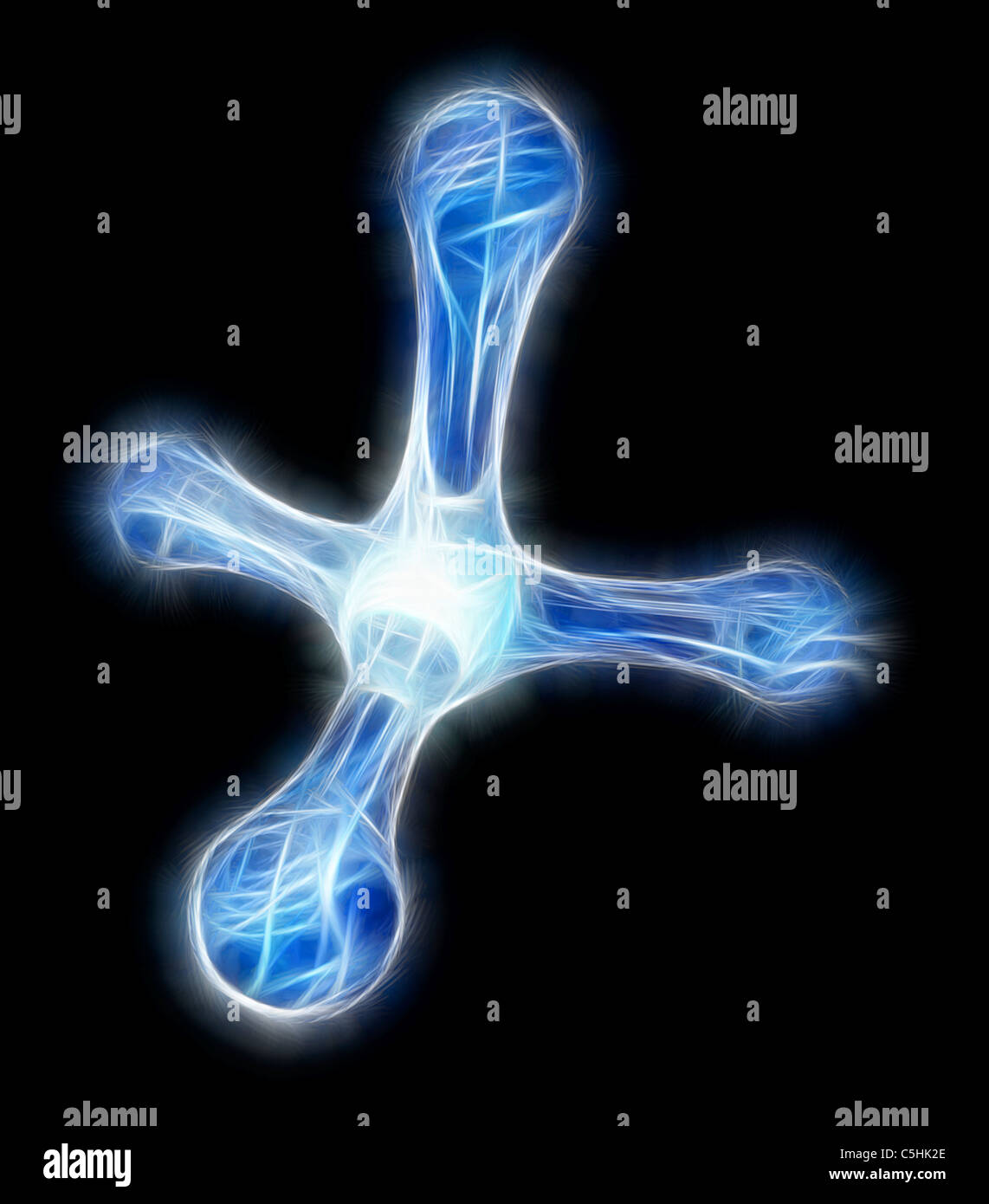 Quantum modello di atomo Foto Stock