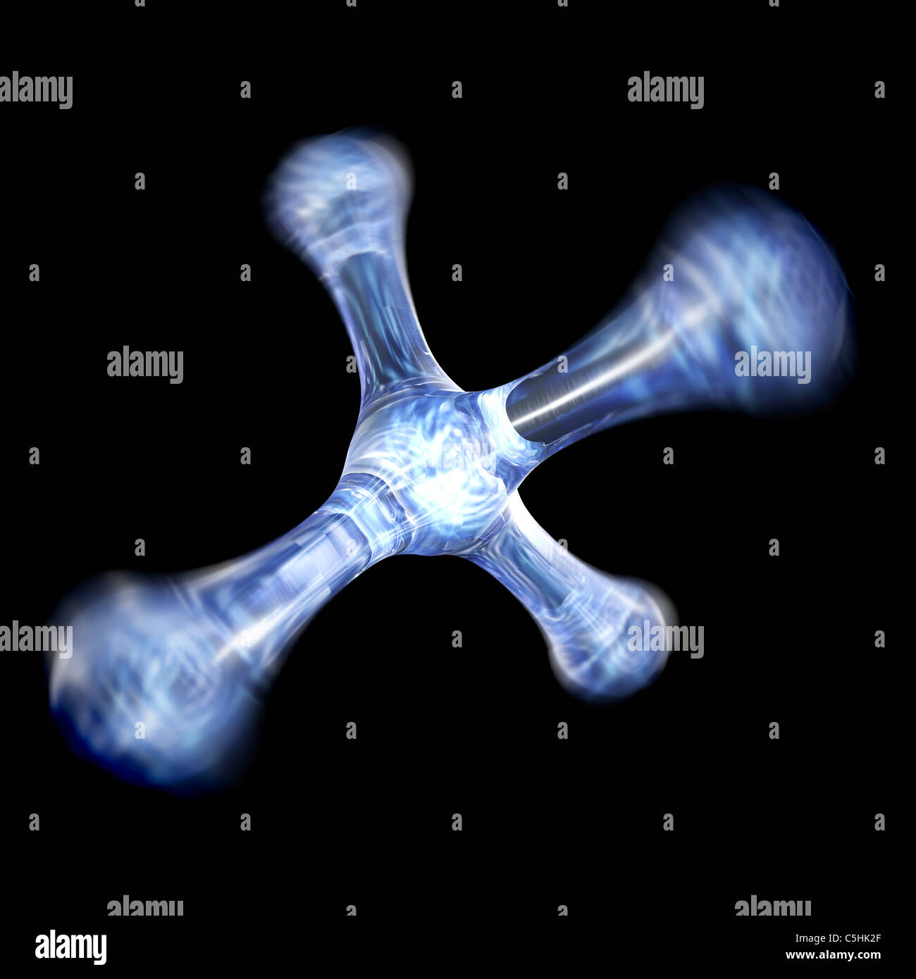 Quantum modello di atomo Foto Stock