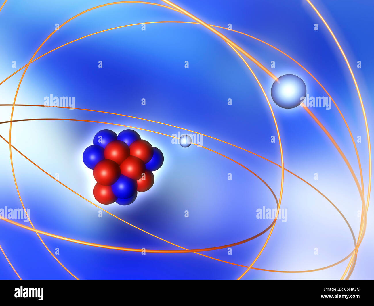 Struttura Atomica Foto Stock