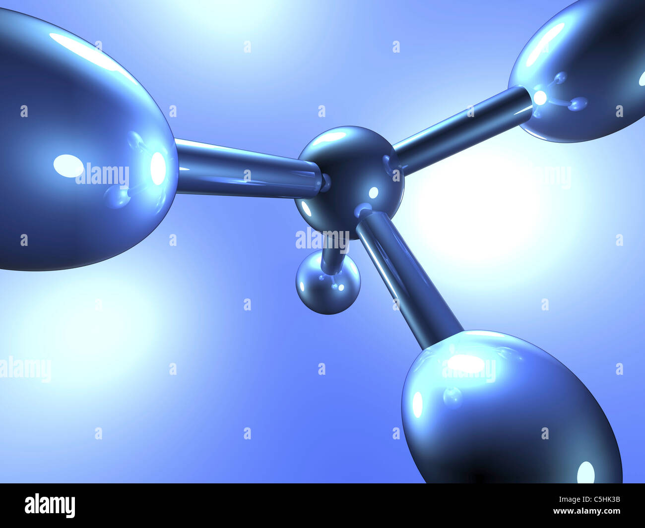 Molecola generico, artwork Foto Stock