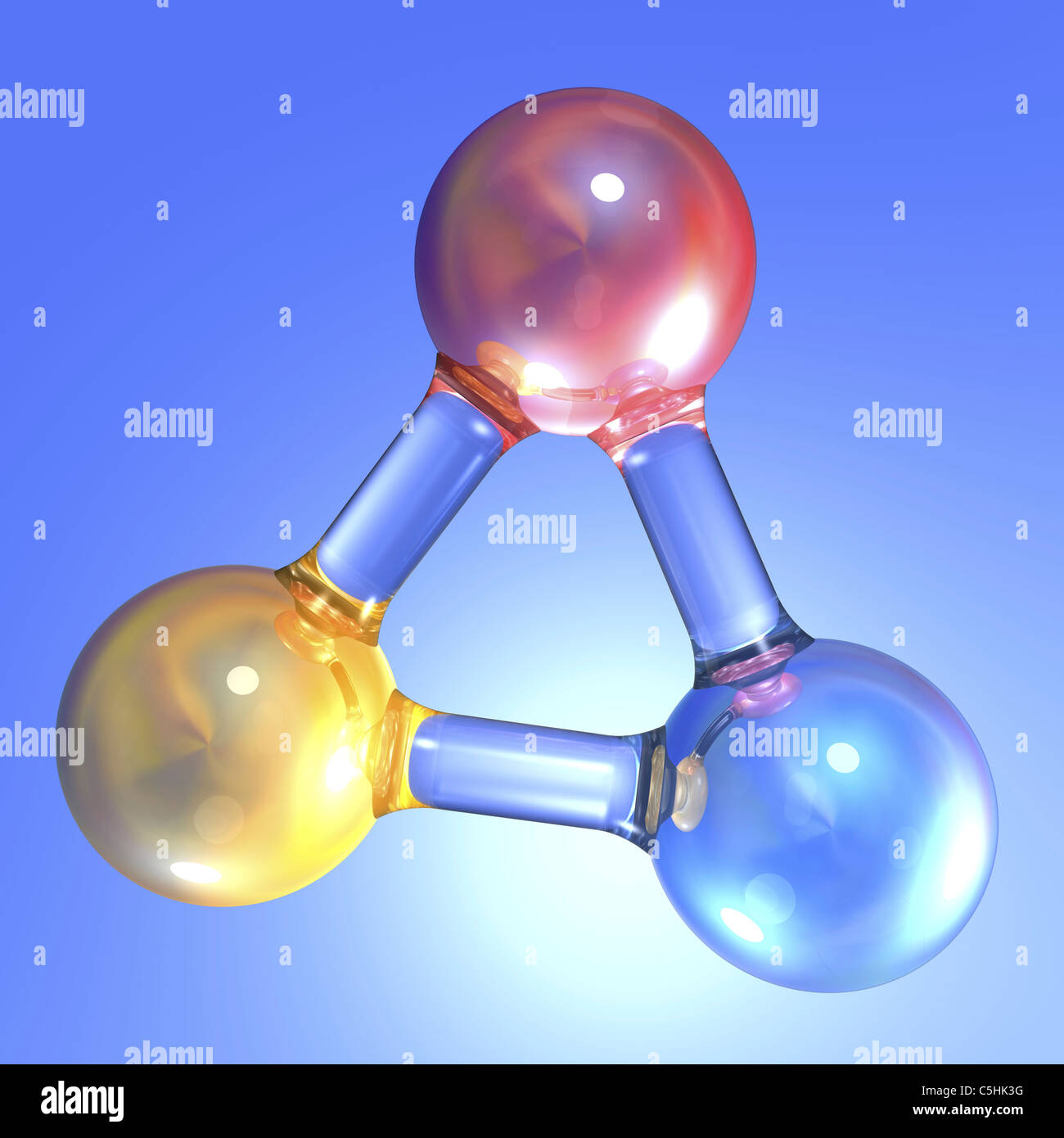Molecola generico, artwork Foto Stock