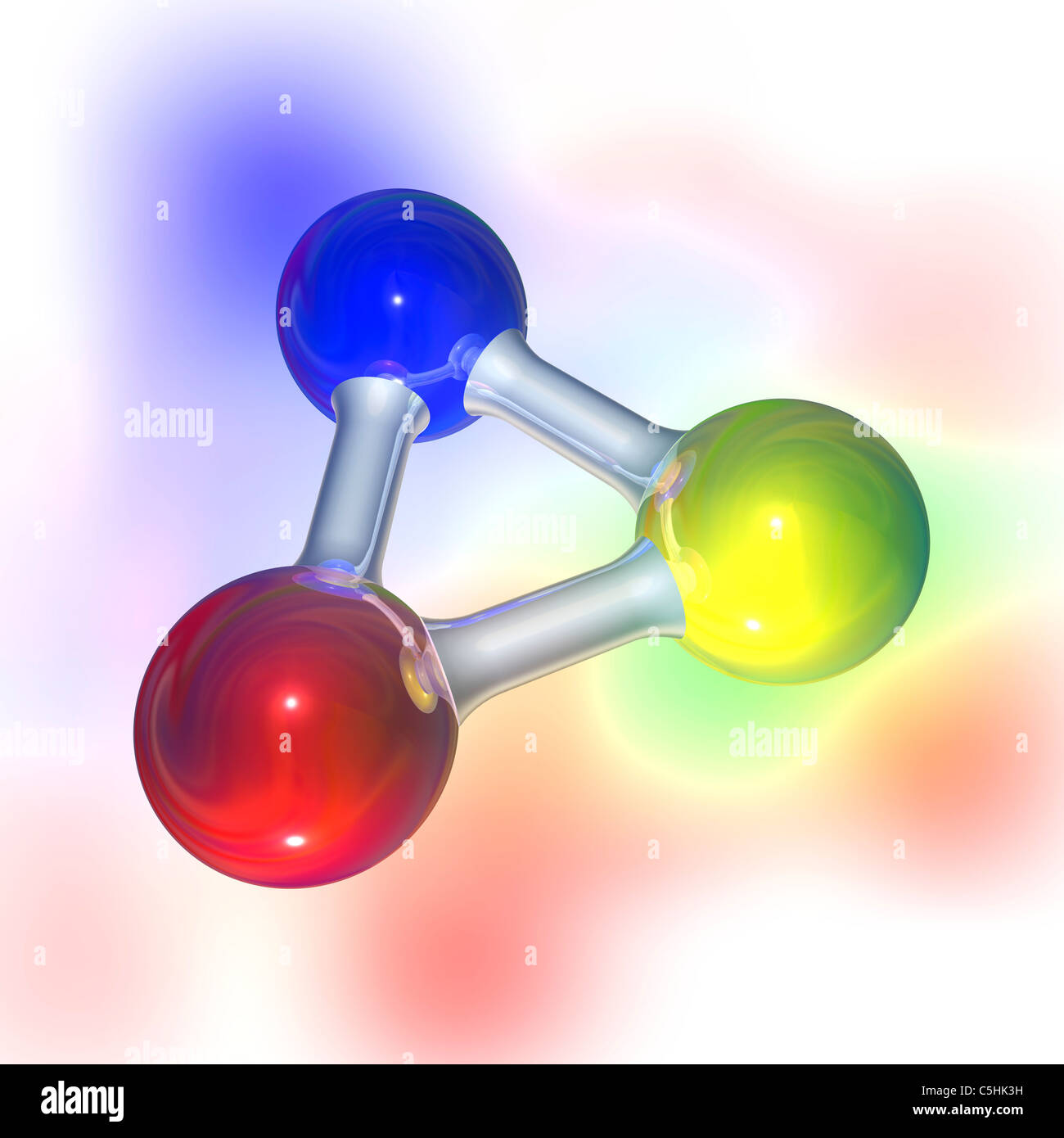 Molecola generico, artwork Foto Stock