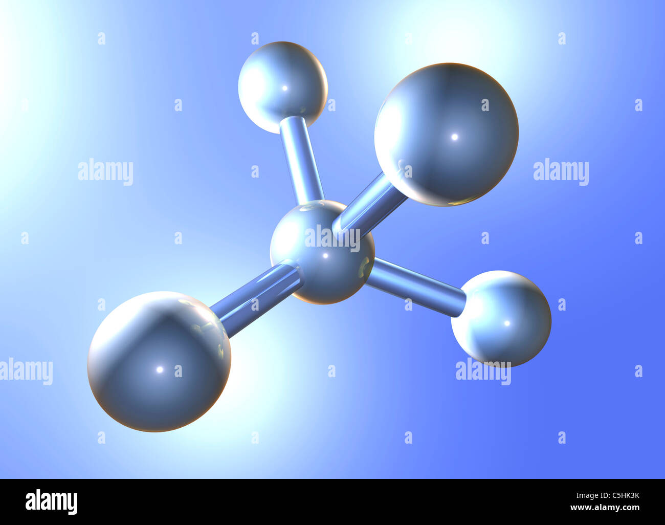 Molecola generico, artwork Foto Stock
