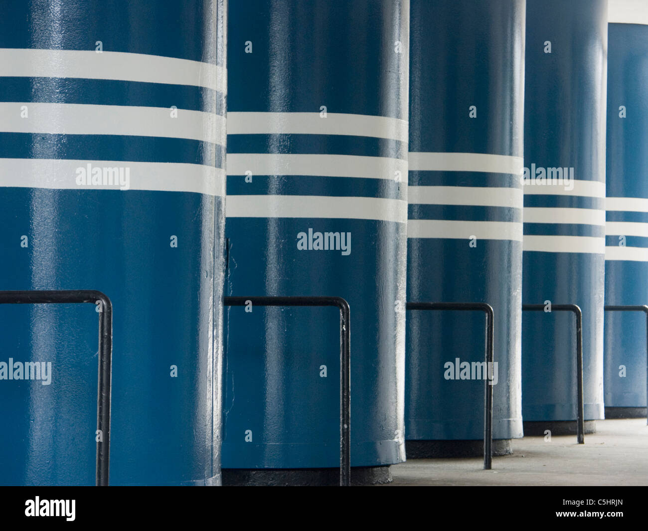 Dettagli della struttura dello Yankee Stadium di New York New York .. Foto Stock
