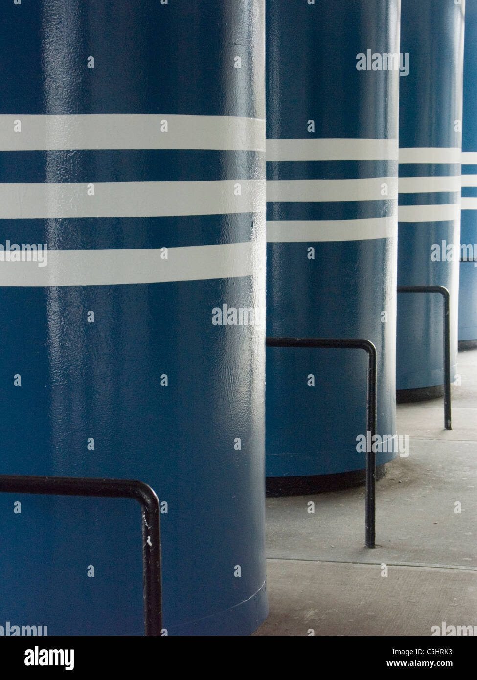 Dettagli della struttura dello Yankee Stadium di New York New York .. Foto Stock