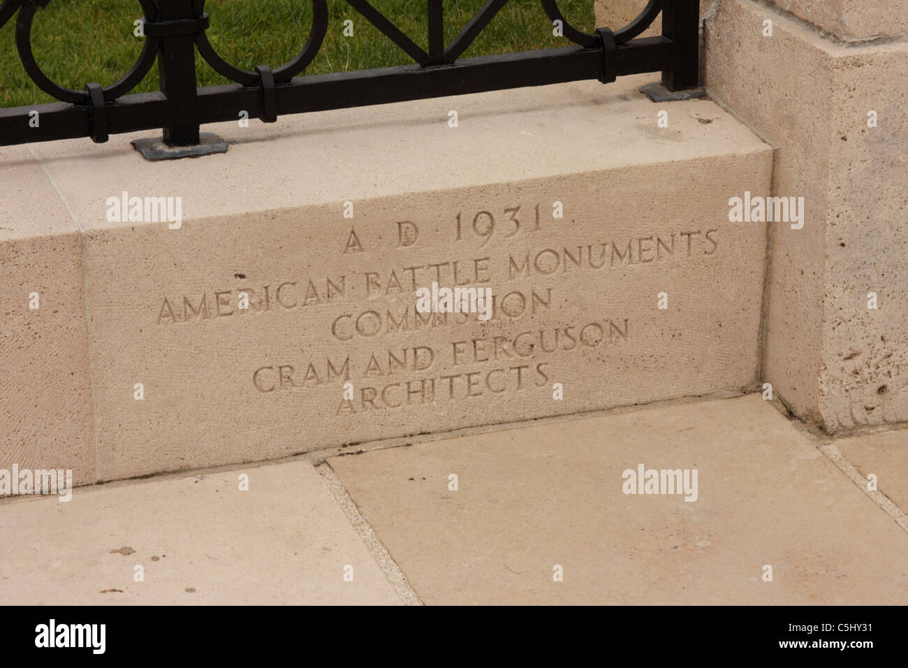 Oise Aisne Cimitero Americano Fère en Tardenois vicino a Chateau Thierry Francia Foto Stock