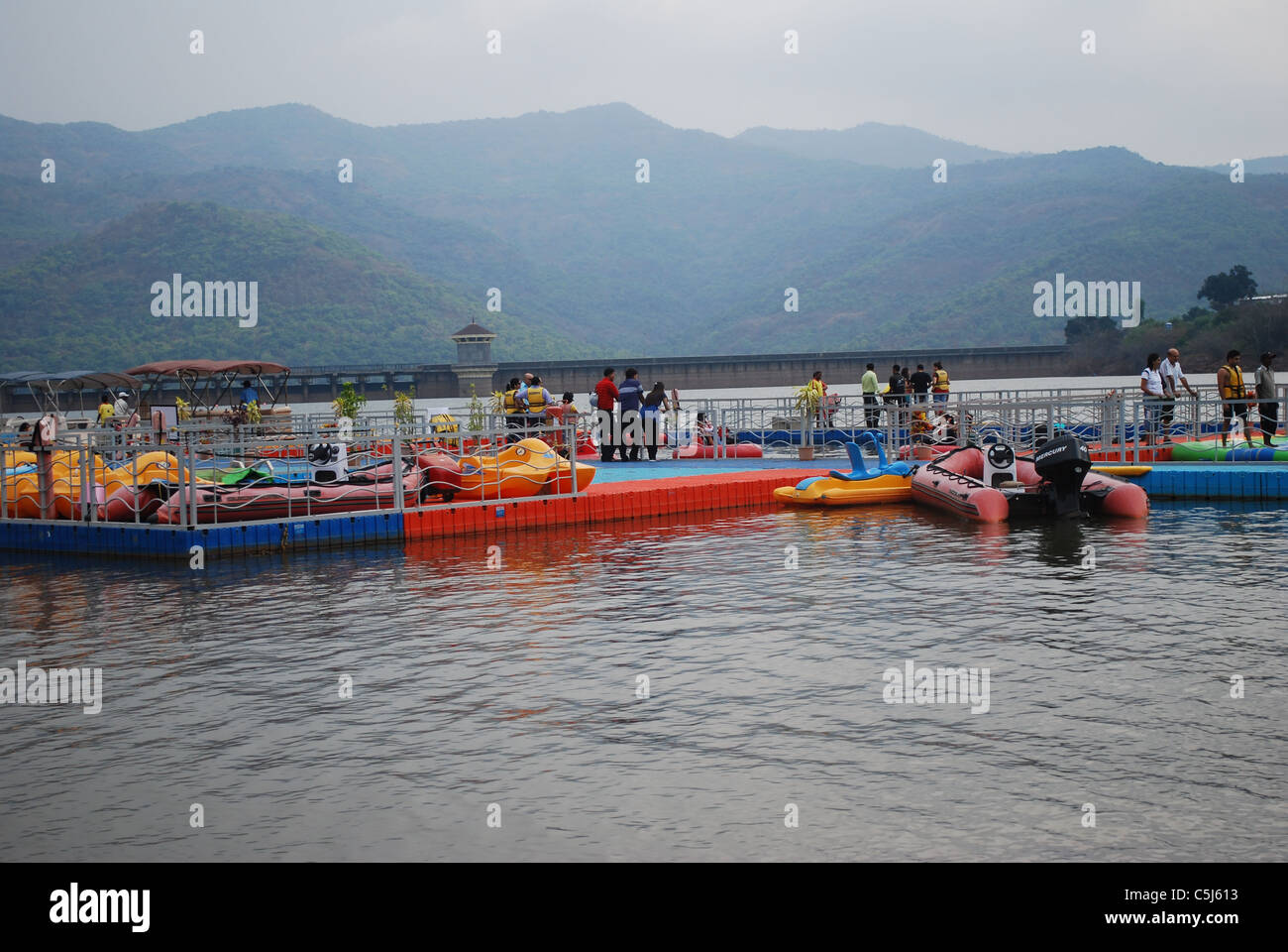 gioco dell'acqua Foto Stock