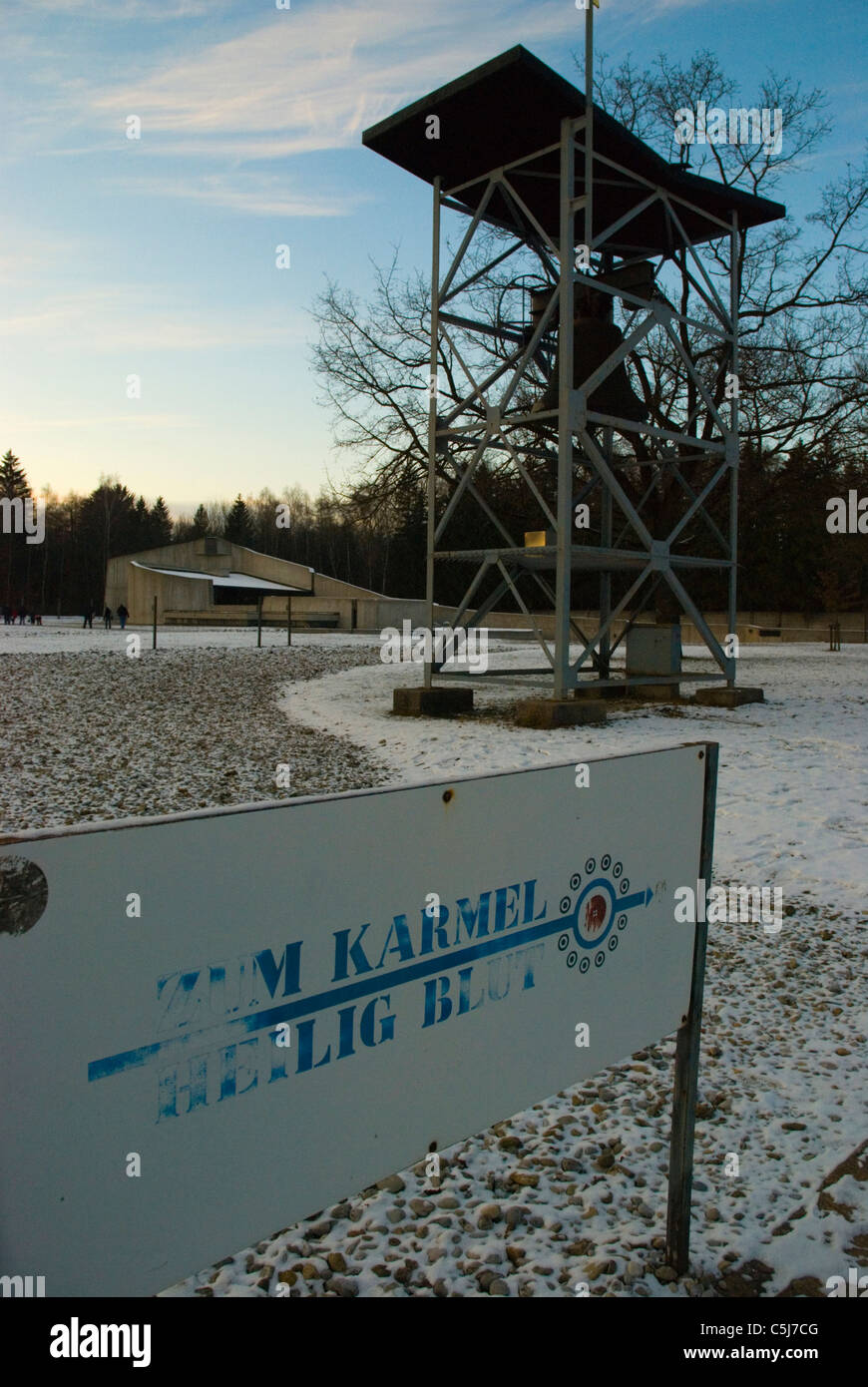 Cattolica agonia mortale di Cristo cappella al campo di concentramento di Dachau Monaco di Baviera Baviera Germania Europa Foto Stock