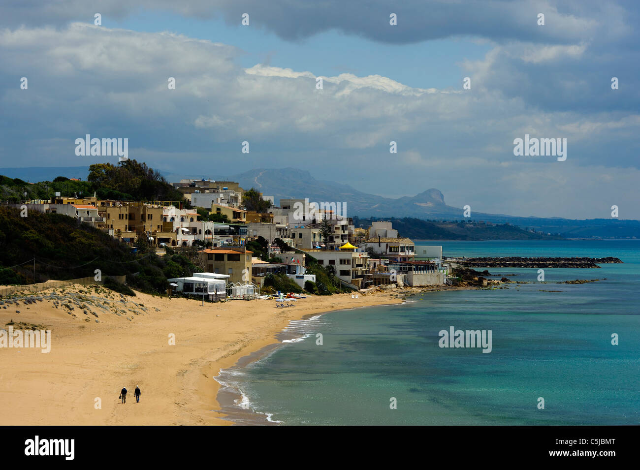 Spiaggia Di Marinella Sicilia Italia Foto Immagine Stock