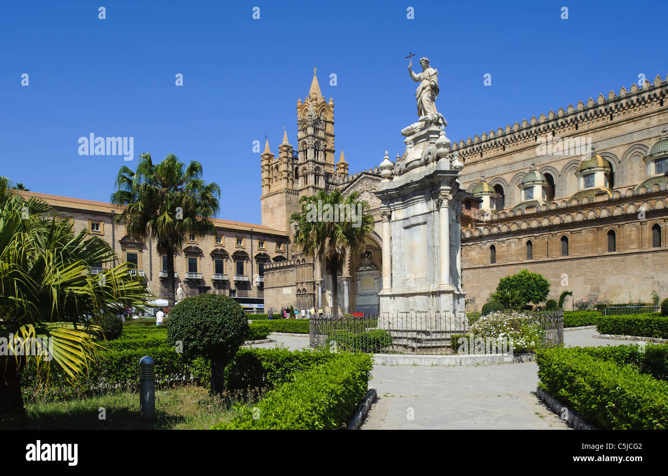 Cattedrale di Palermo, Sicilia, Italia Foto Stock