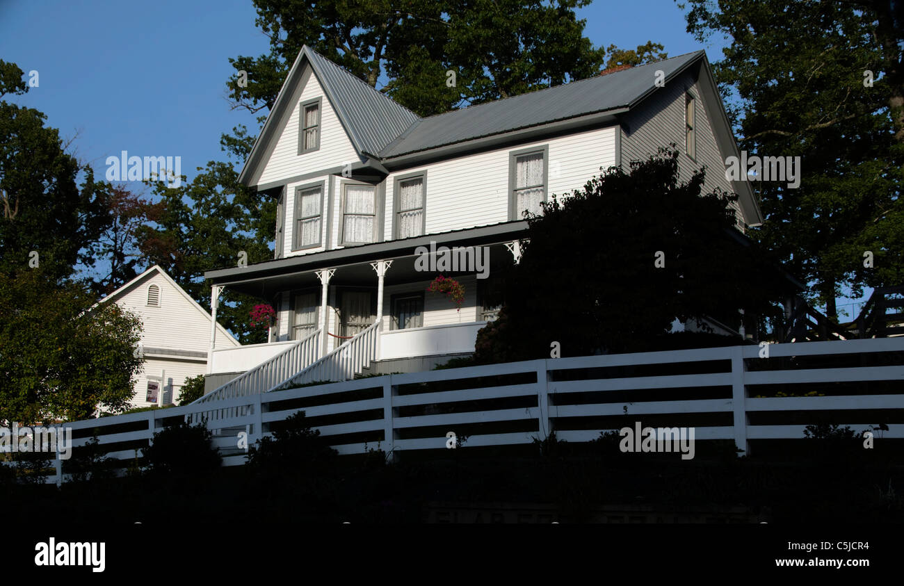 Il soprintendente di casa a Beckley Exhibition miniera di carbone in Beckley West Virginia Foto Stock