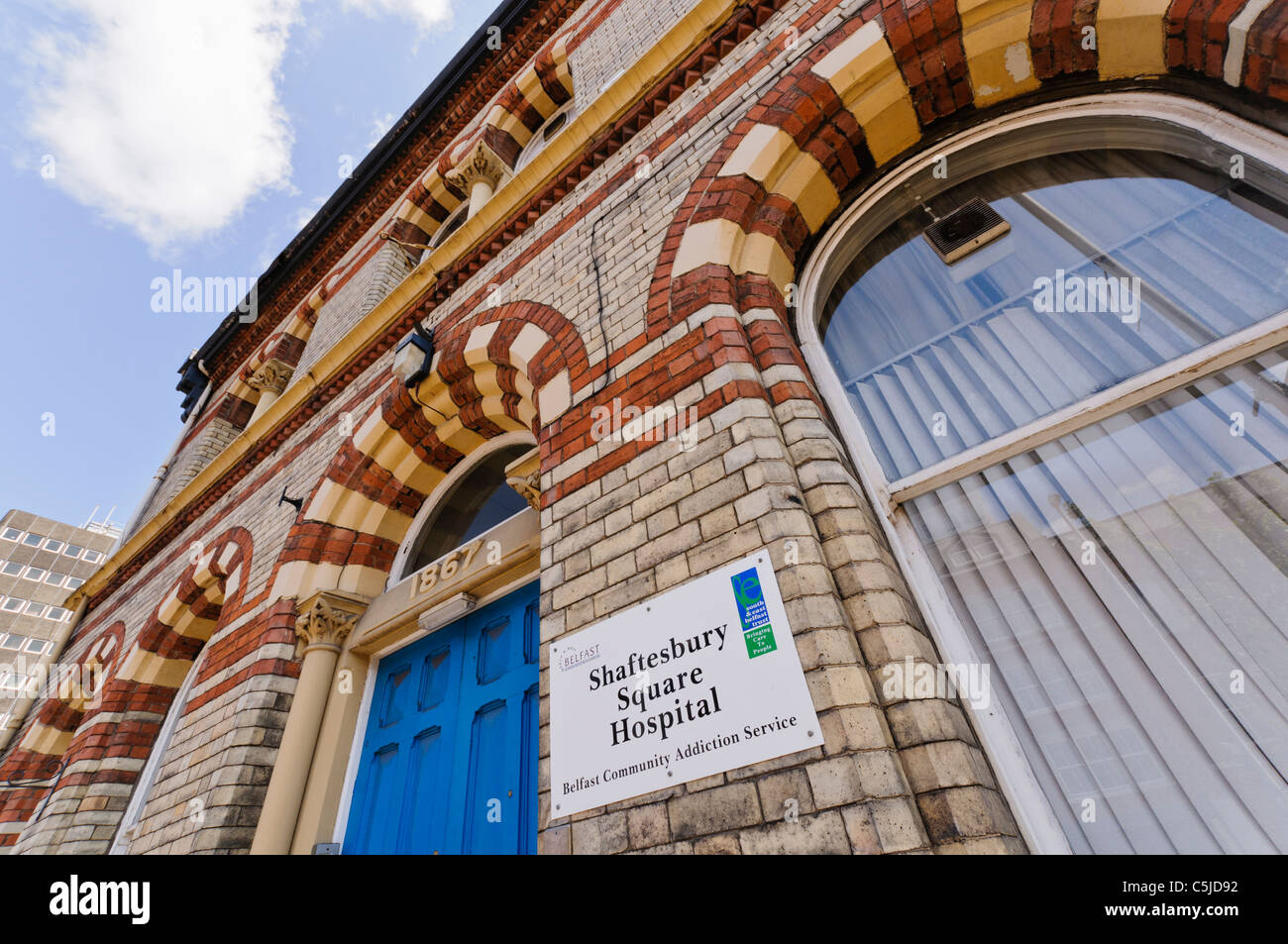 Il Shaftesbury Ospedale, Belfast, specializzata in alcool e droga e dipendenza Foto Stock