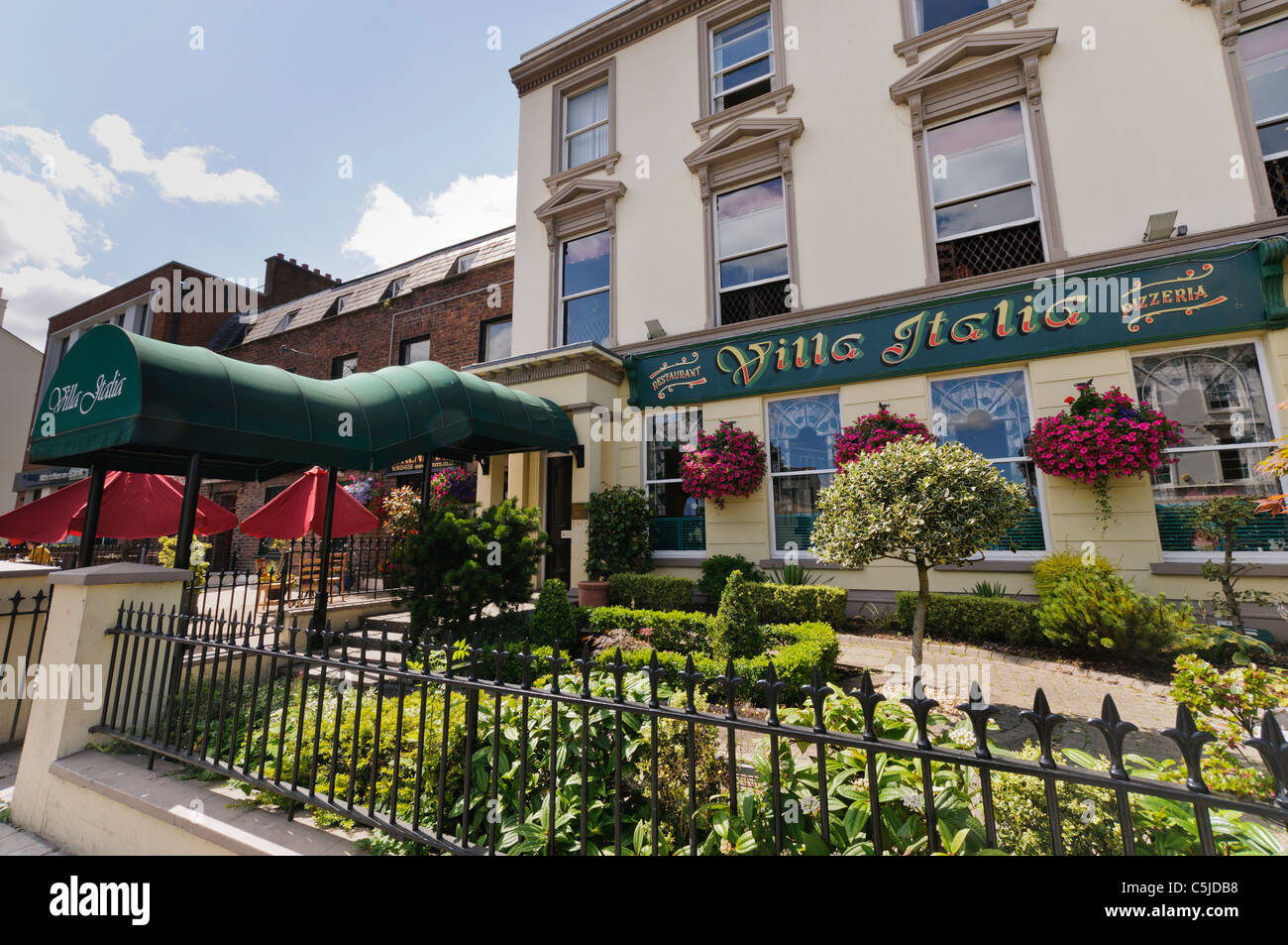 Villa Italia ristorante italiano a Belfast Foto Stock