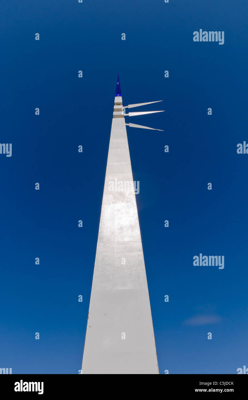 Arte pubblica installazione presso Whiteabbey, Newtownabbey, che rappresenta l'area di storia marittima. Foto Stock