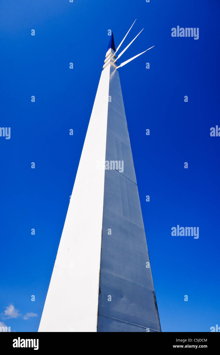 Arte pubblica installazione presso Whiteabbey, Newtownabbey, che rappresenta l'area di storia marittima. Foto Stock