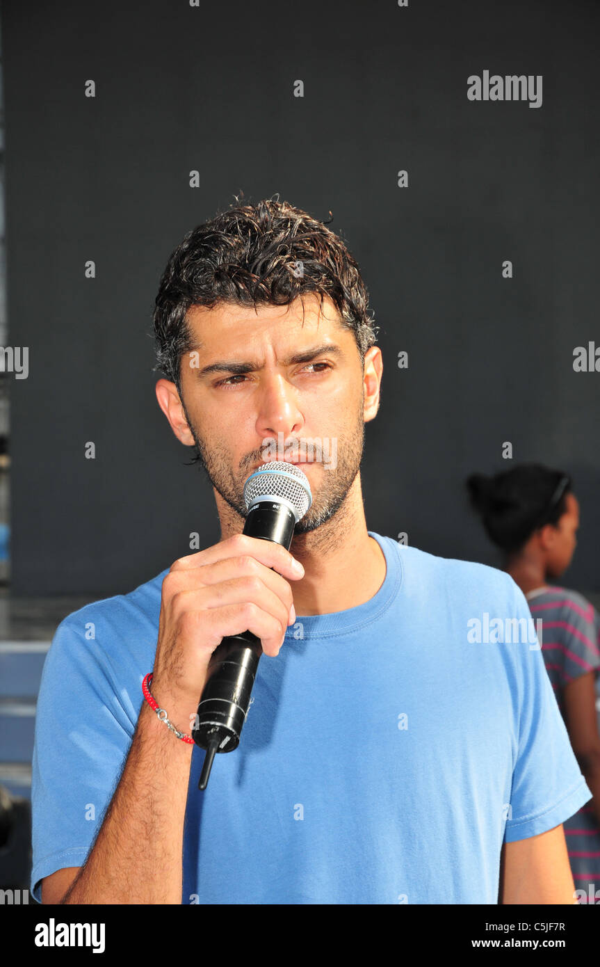 Kochav Nolad (è nata una stella) la versione israeliana dell'idolo americano. Il finalista Liron ramati, Luglio 2011 Foto Stock