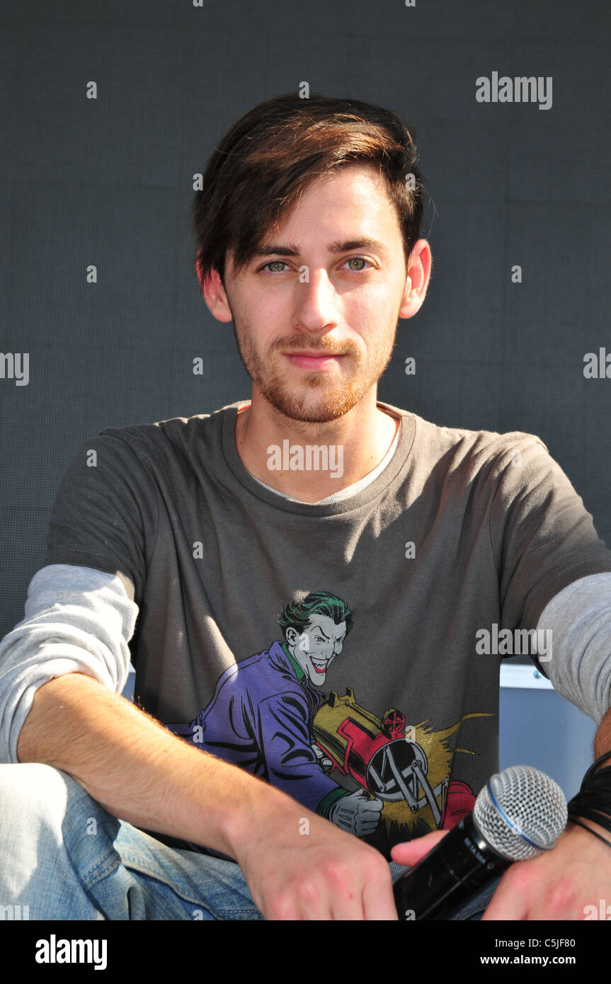 Kochav Nolad (è nata una stella) la versione israeliana dell'idolo americano. Il finalista David Lavi Luglio 2011 Foto Stock