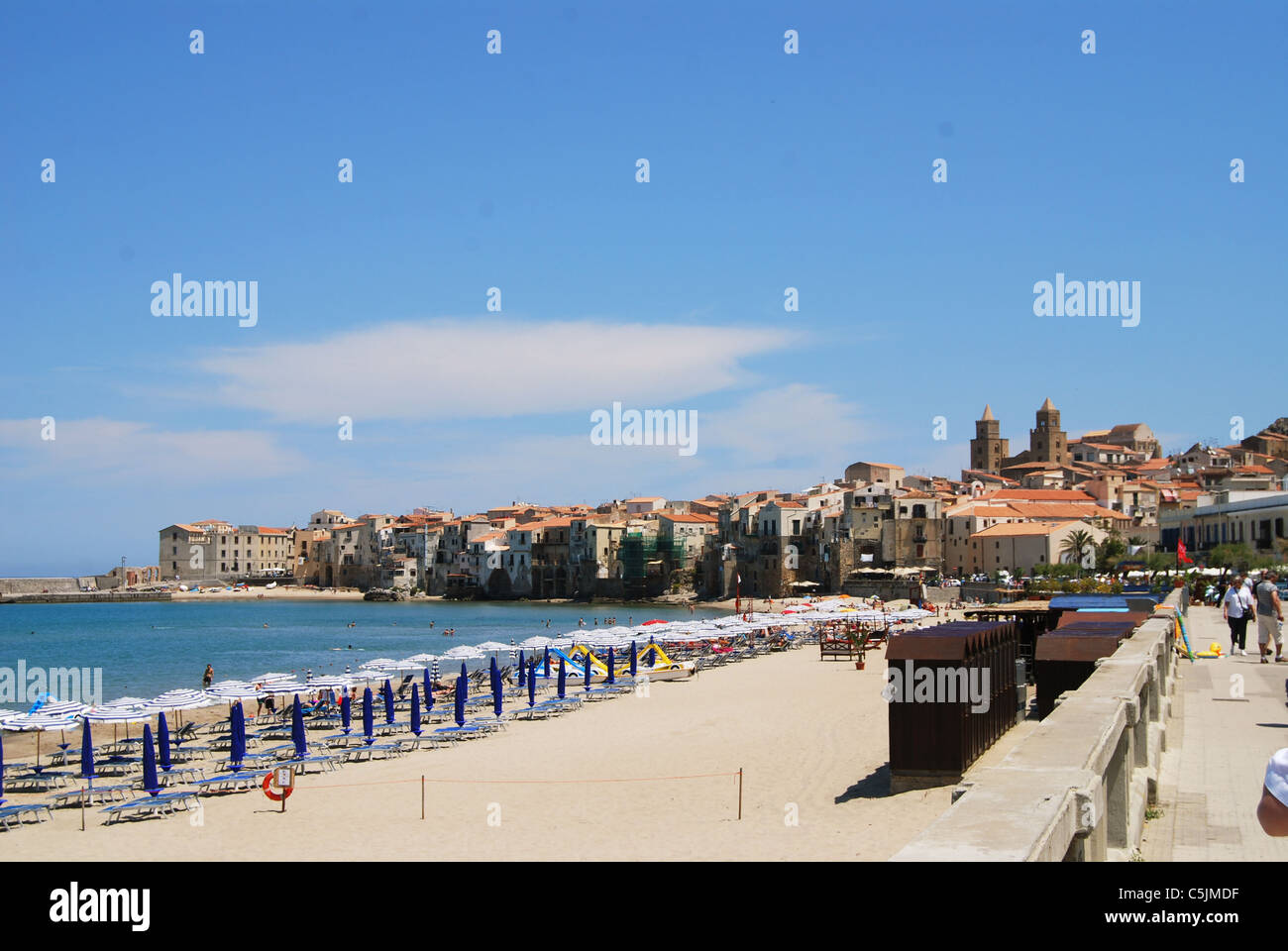 Cefalù, Sicilia, Italia Foto Stock