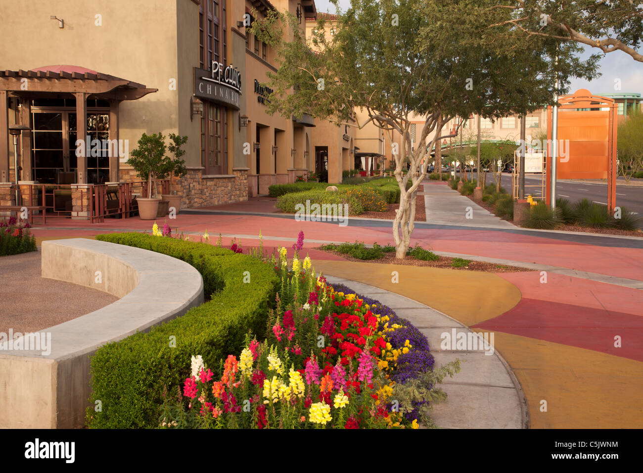 PF Changs in Scottsdale Waterfront, Scottsdale, Arizona. Foto Stock