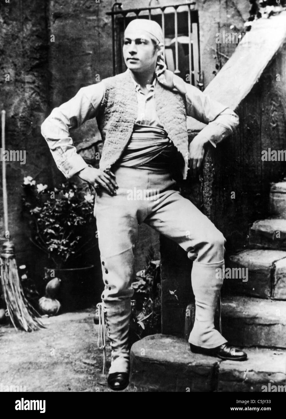 Rodolfo Valentino Foto Stock