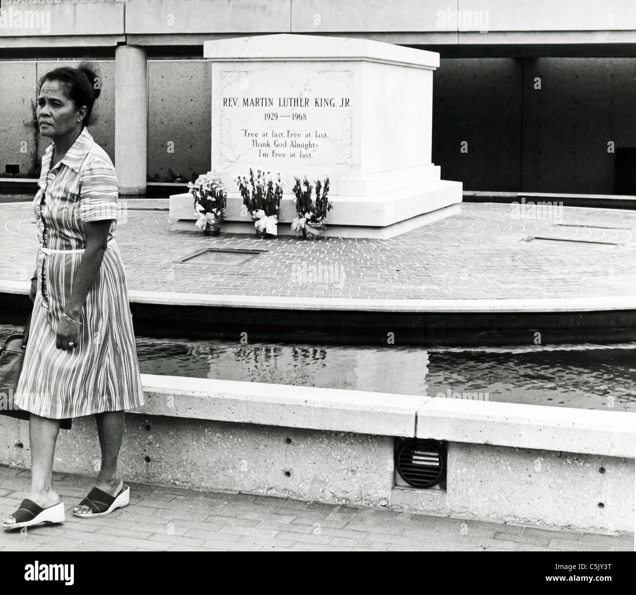 In omaggio alla cripta di Martin Luther King, Atlanta, Stati Uniti d'America Foto Stock