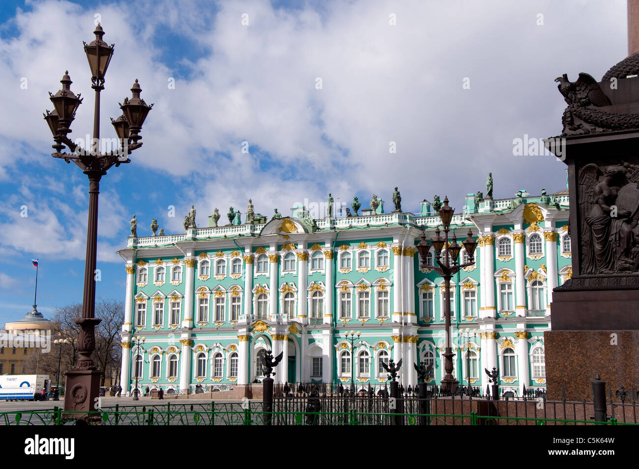 Il palazzo d'inverno, San Pietroburgo, Russia Foto Stock