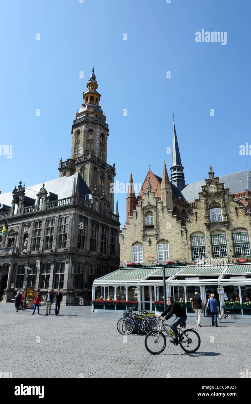 Veurne West Flanders Belgio Foto Stock