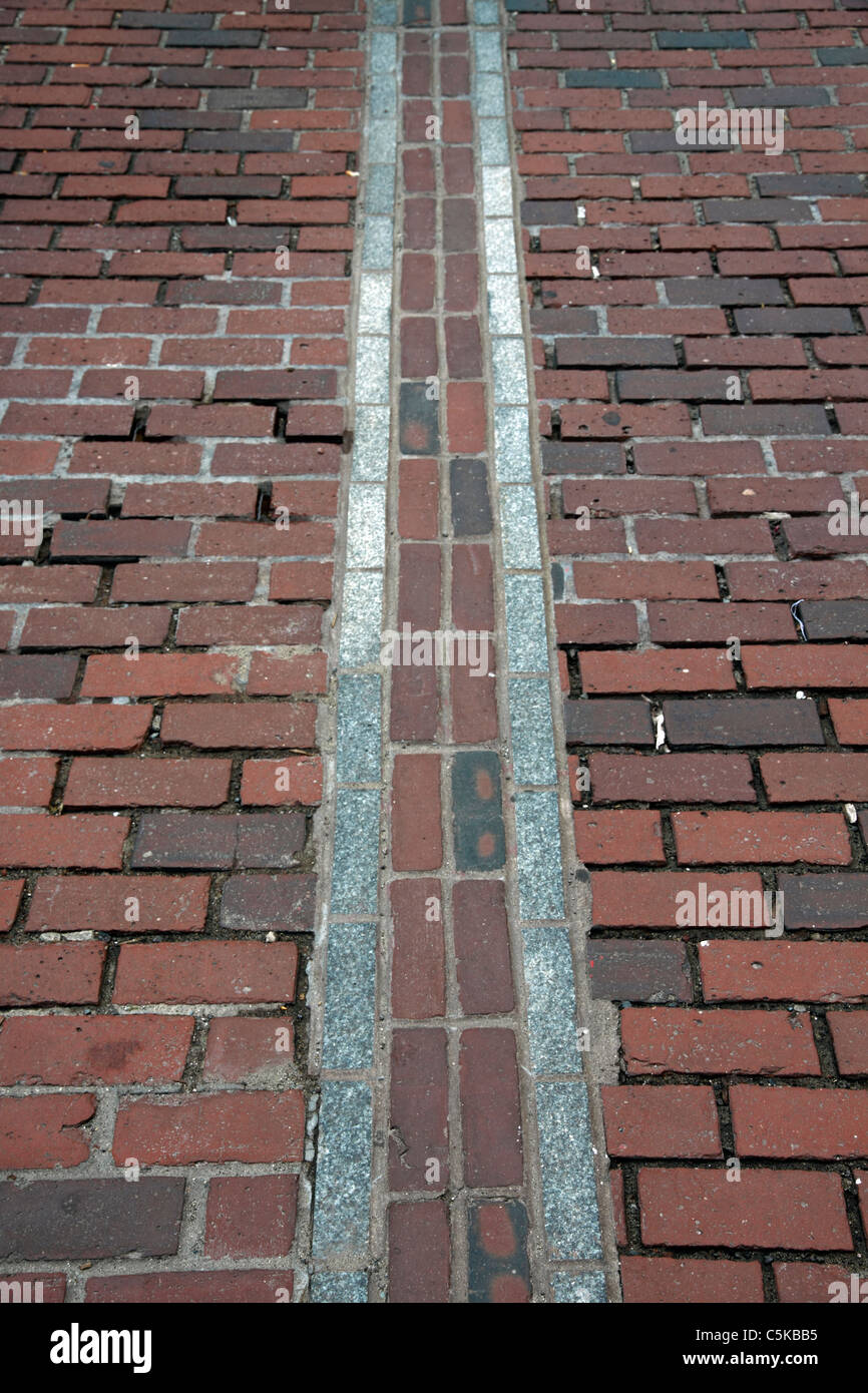 Boston Freedom Trail - USA Foto Stock