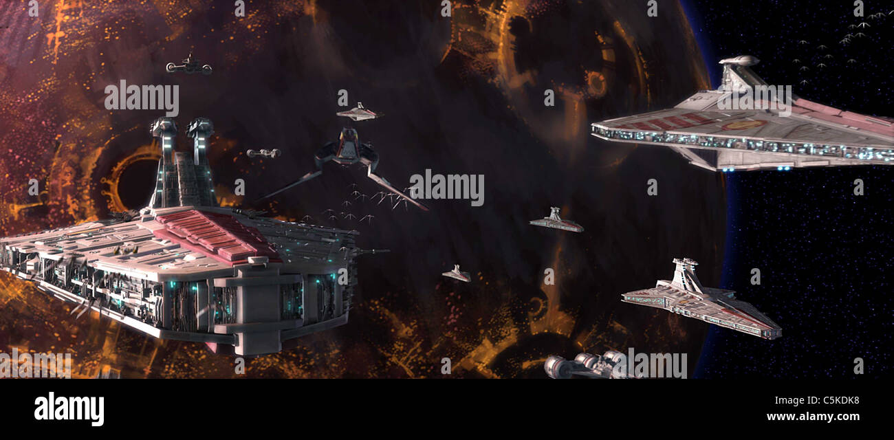 Star Wars: The Clone Wars Anno : 2008 - USA Direttore: Dave Filoni animazione Foto Stock