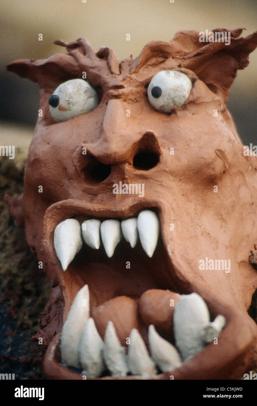 Scultura in argilla, Marthaâ€™s Vineyard, MA Foto Stock