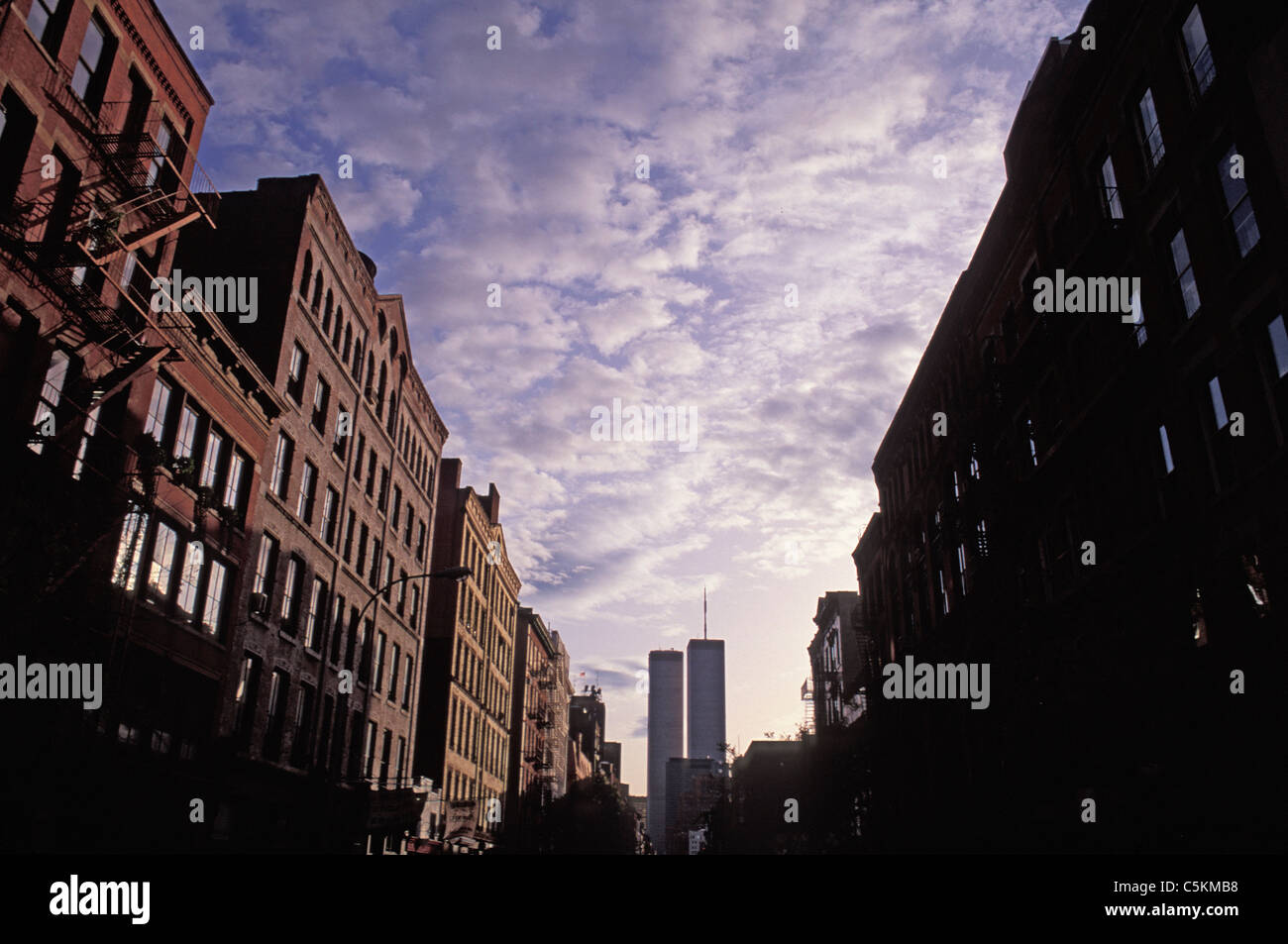 West Broadway, WTC Foto Stock