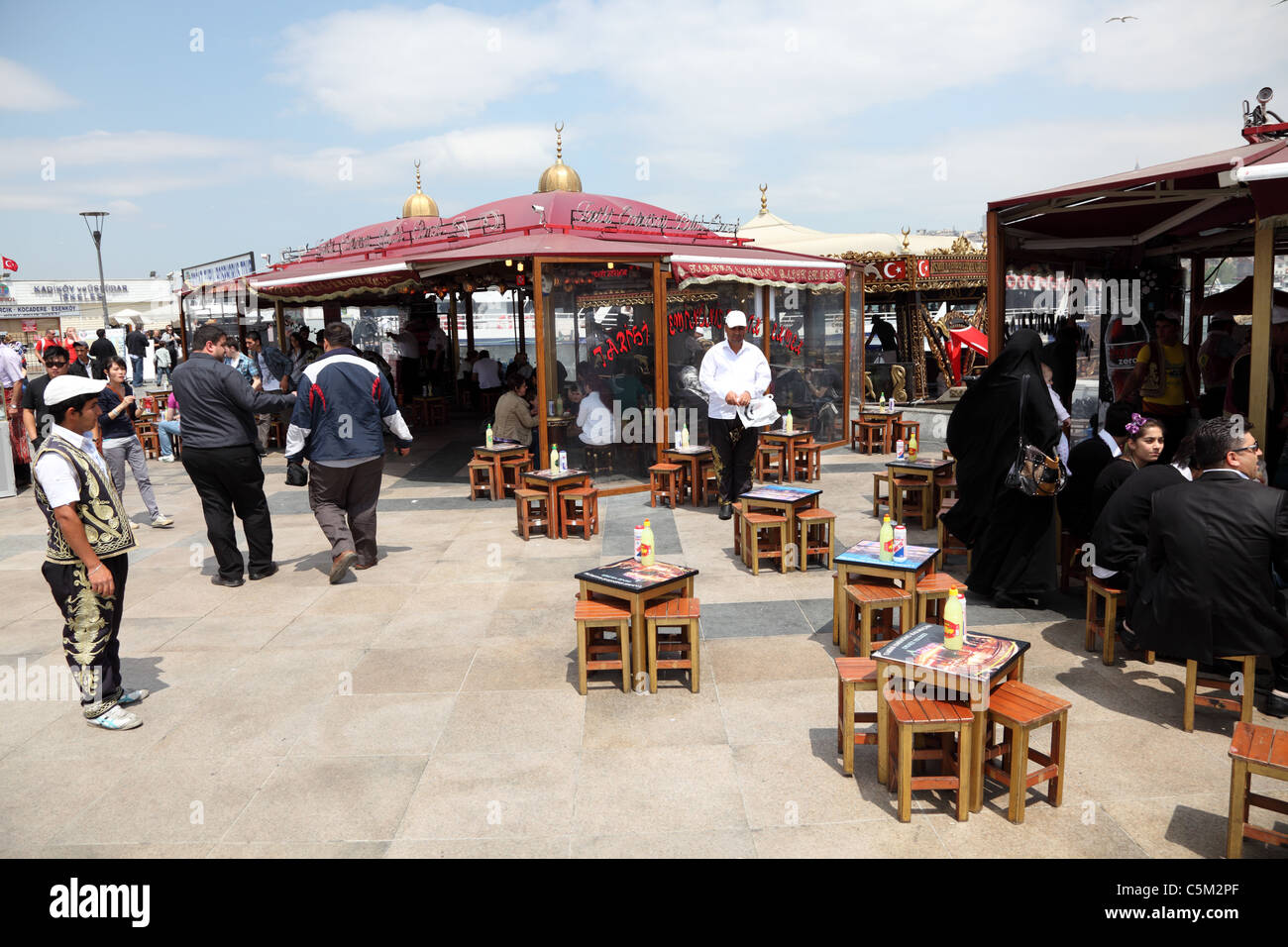Bagno turco un ristorante fast food ad Istanbul in Turchia Foto Stock