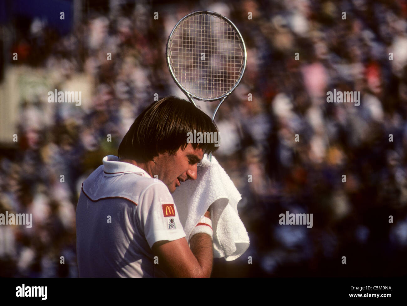 Jimmy Connors (USA) al 1983 US Open Tennis Championships Foto Stock