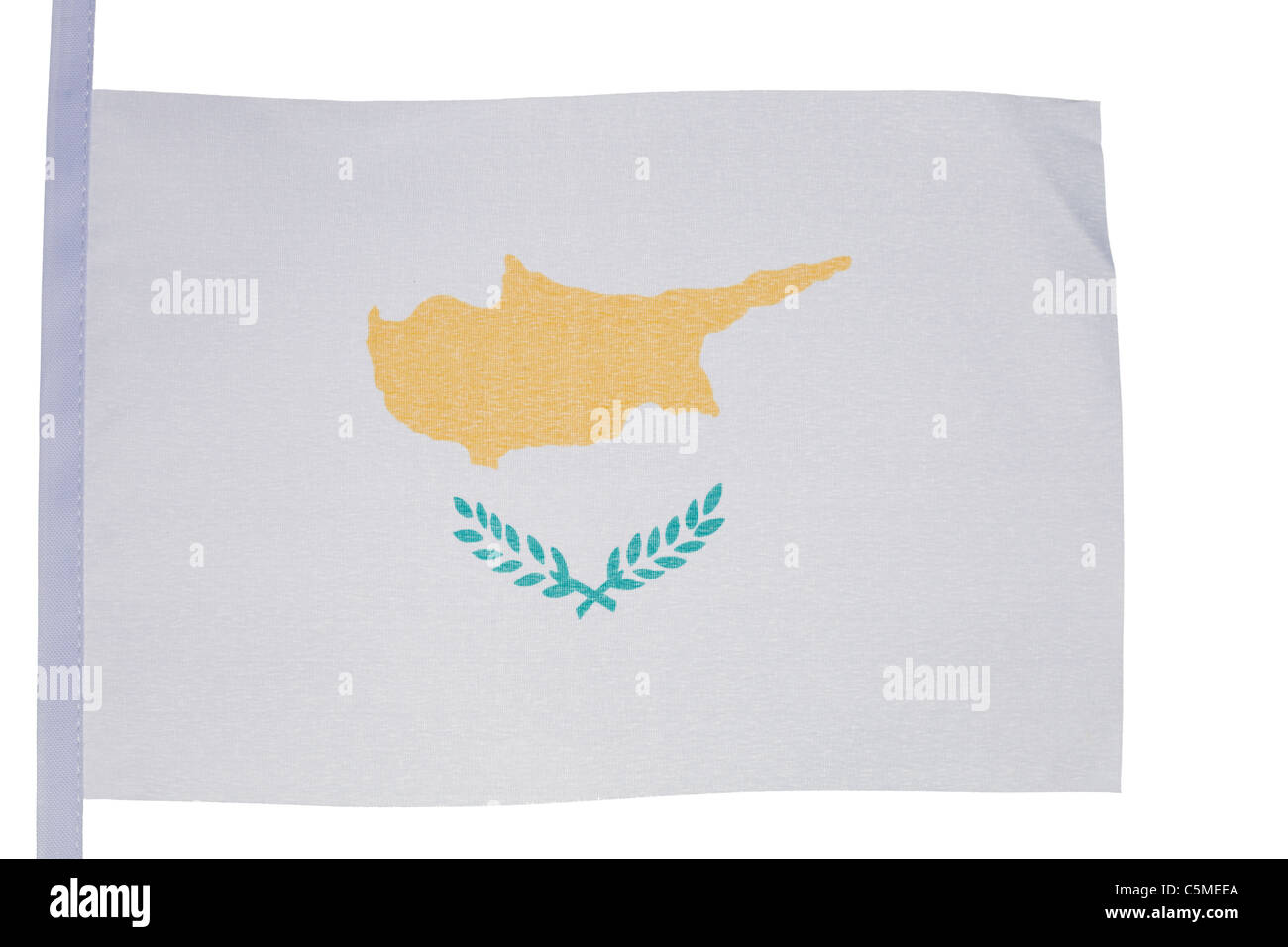 Bandiera cipriota Foto Stock