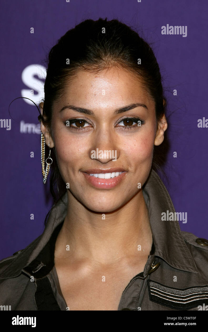 JANINA GAVANKAR SYFY E E! COMIC CON PARTY SAN DIEGO CALIFORNIA USA 23 Luglio 2011 Foto Stock