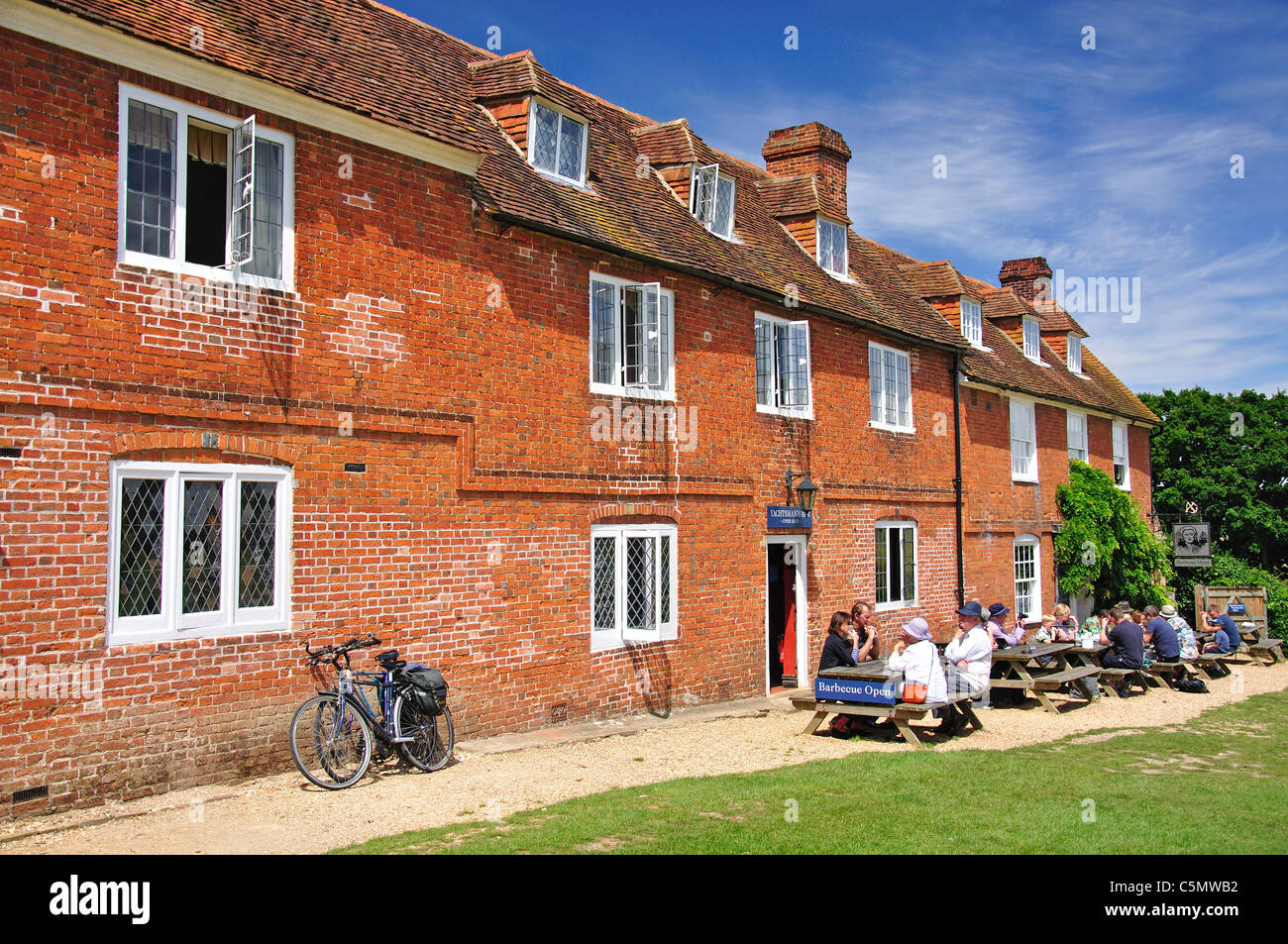 Georgiani terrazzati cottages, Buckler difficile, Hampshire, Inghilterra, Regno Unito Foto Stock