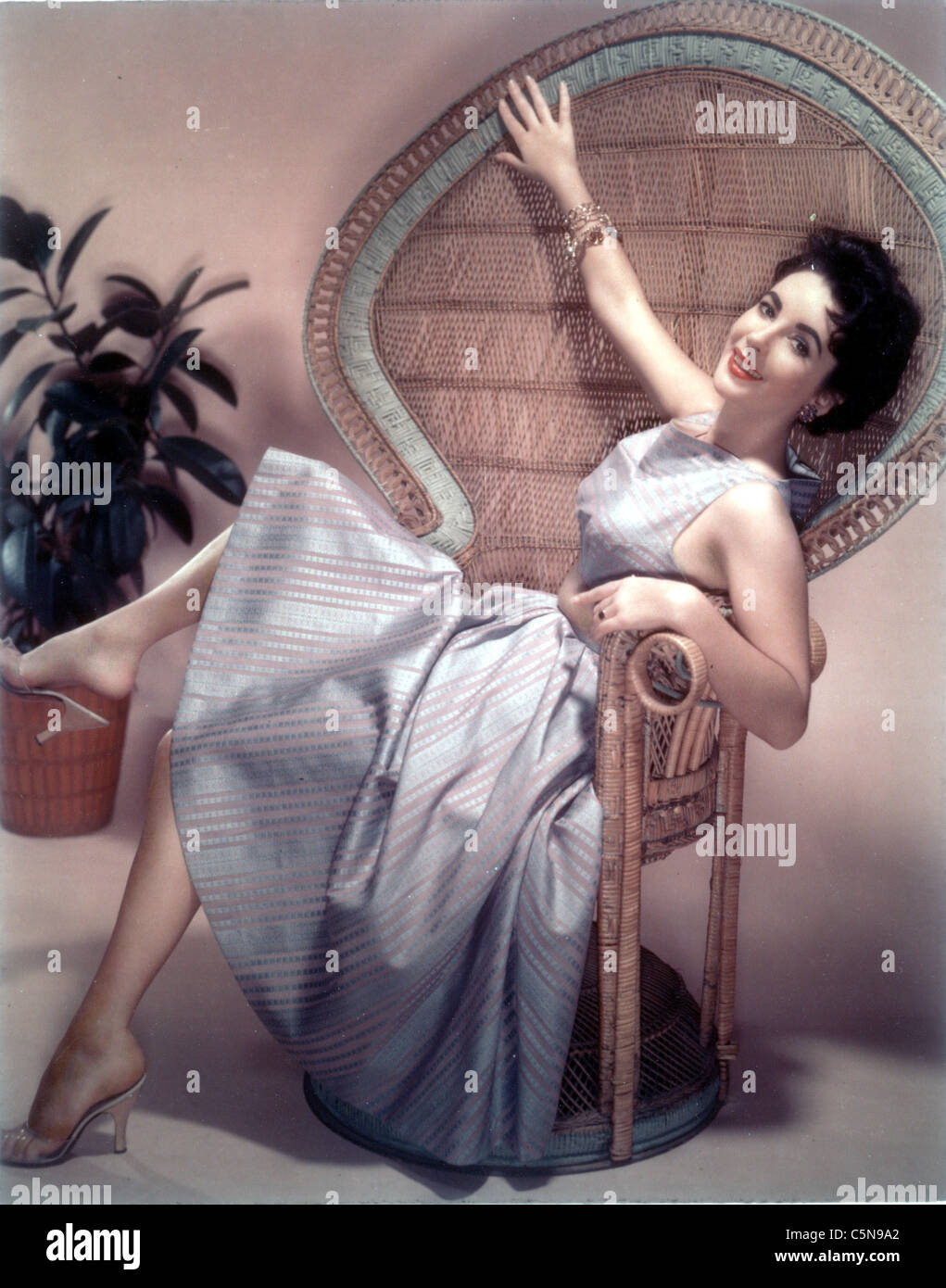 Elizabeth Taylor Liz Taylor) 1950 Foto Stock