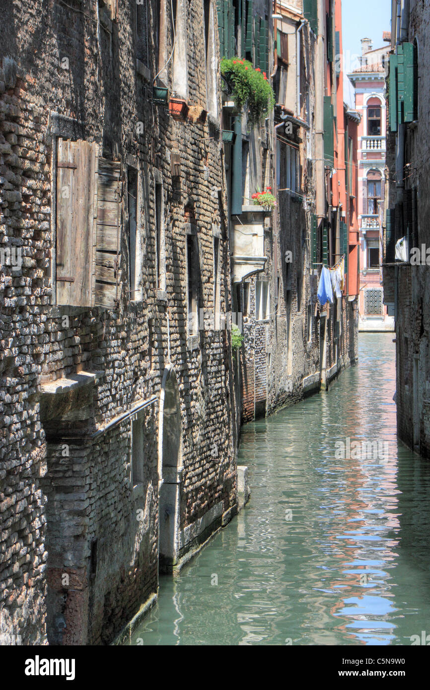 Canal de Rio de San Cassiano' di Venezia, Italia Foto Stock
