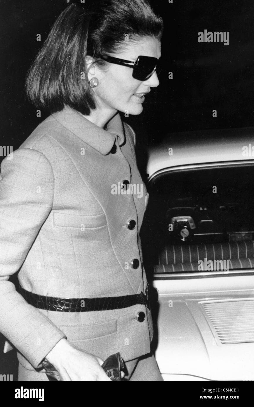 Jacqueline Kennedy Onassis" Foto Stock