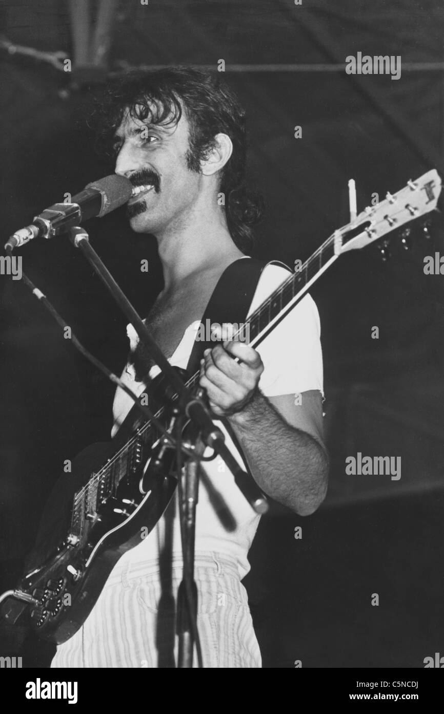 Frank Zappa, 1970 Foto Stock