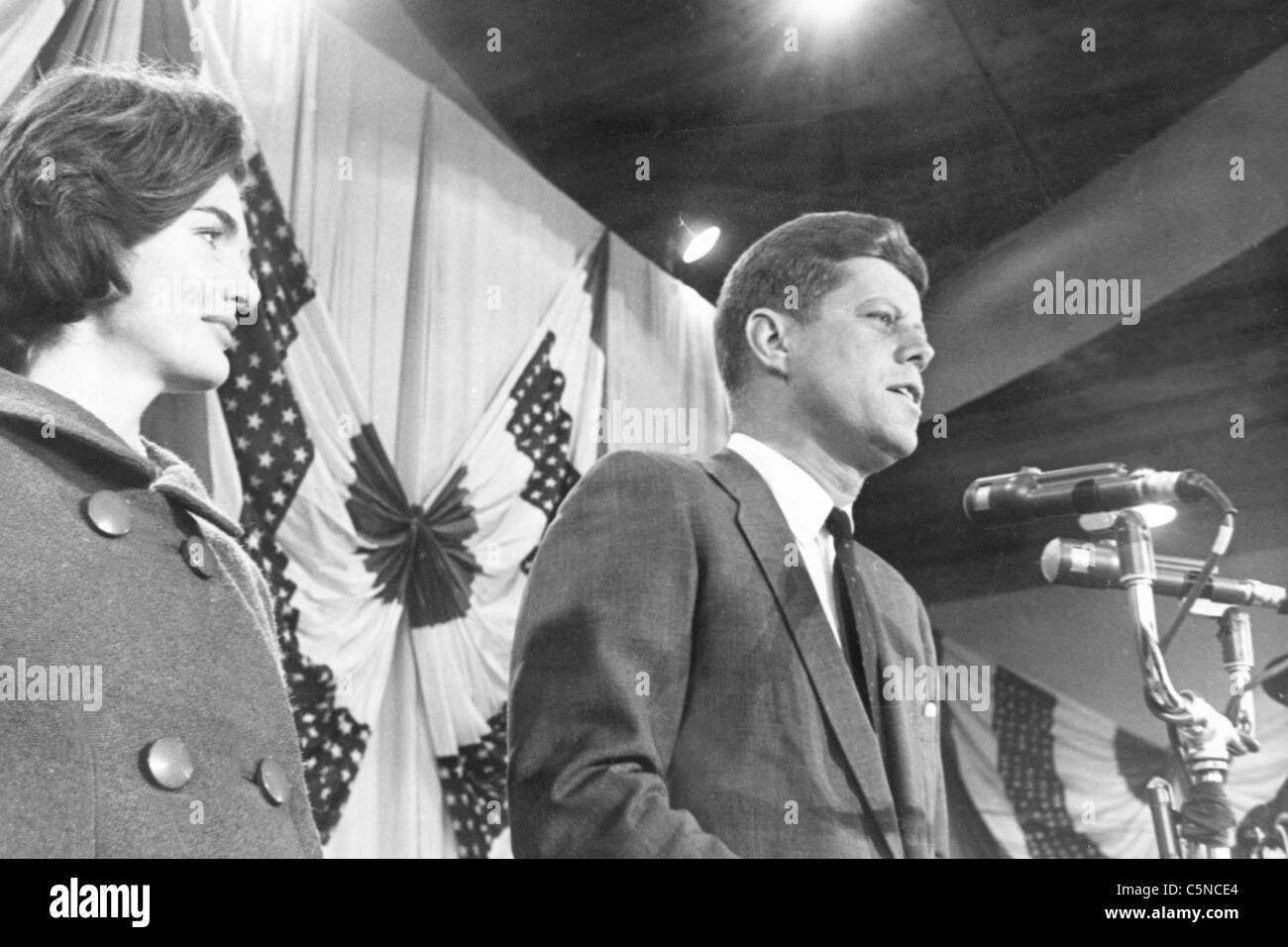 John Fitzgerald Kennedy, Jacqueline Kennedy Foto Stock