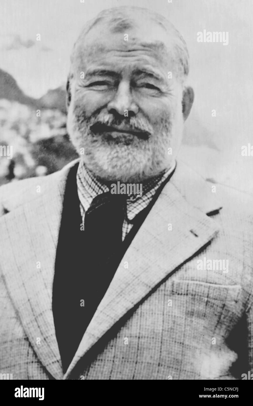 Ernest Hemingway Foto Stock