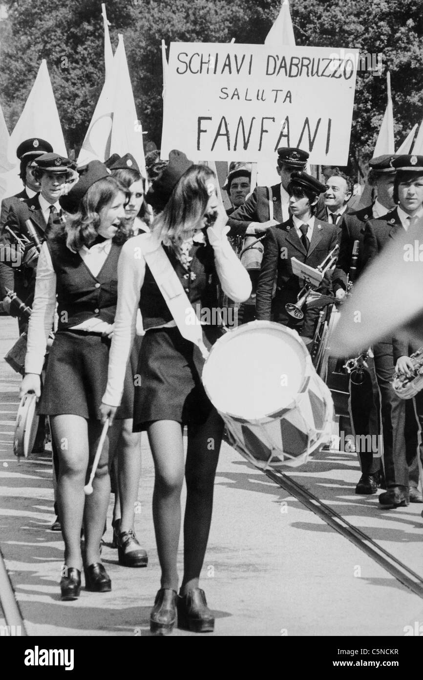 L'Italia, Abruzzo, schiavi d'Abruzzo, 1970 Foto Stock