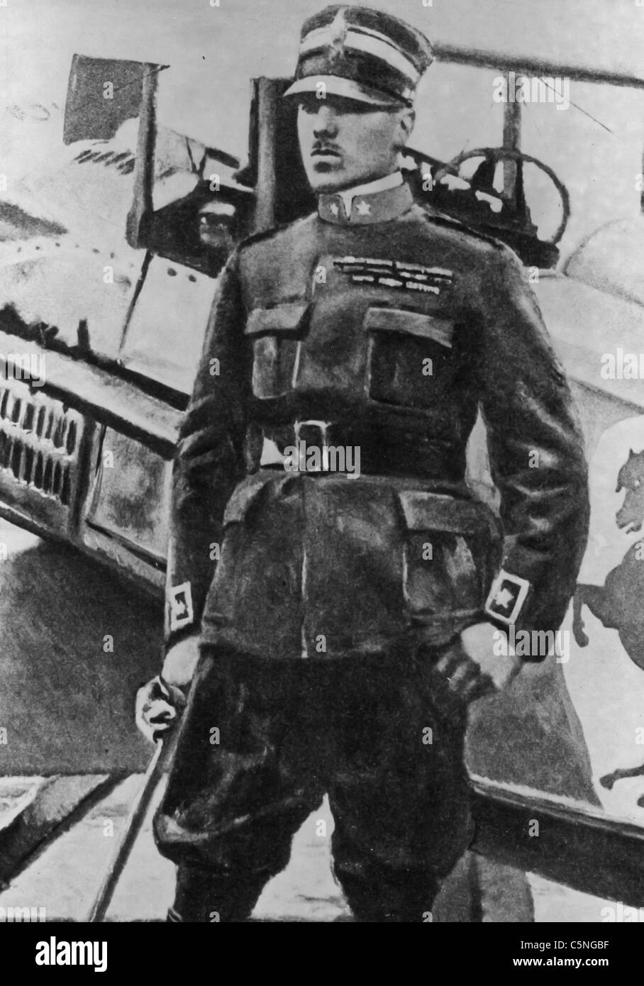 Francesco Baracca, 1917 Foto Stock