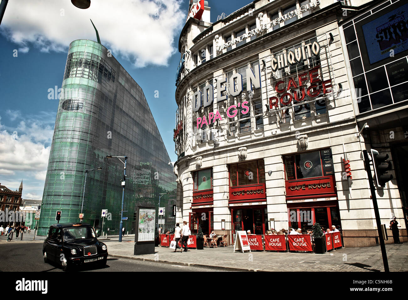 Nuova casa PER IL MUSEO NAZIONALE DEL CALCIO, Urbis, MANCHESTER . accanto al complesso PRINTWORKS - Luglio 27, 2011 Foto Stock