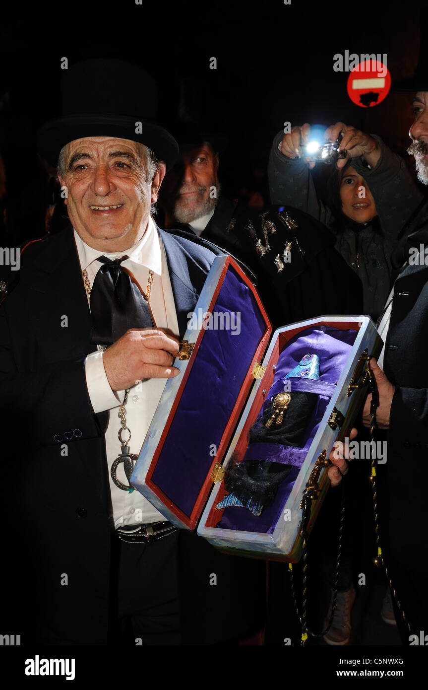 ' Funerale della Sardina' fine del Carnevale in MADRID .Comunità di Madrid. Spagna Foto Stock
