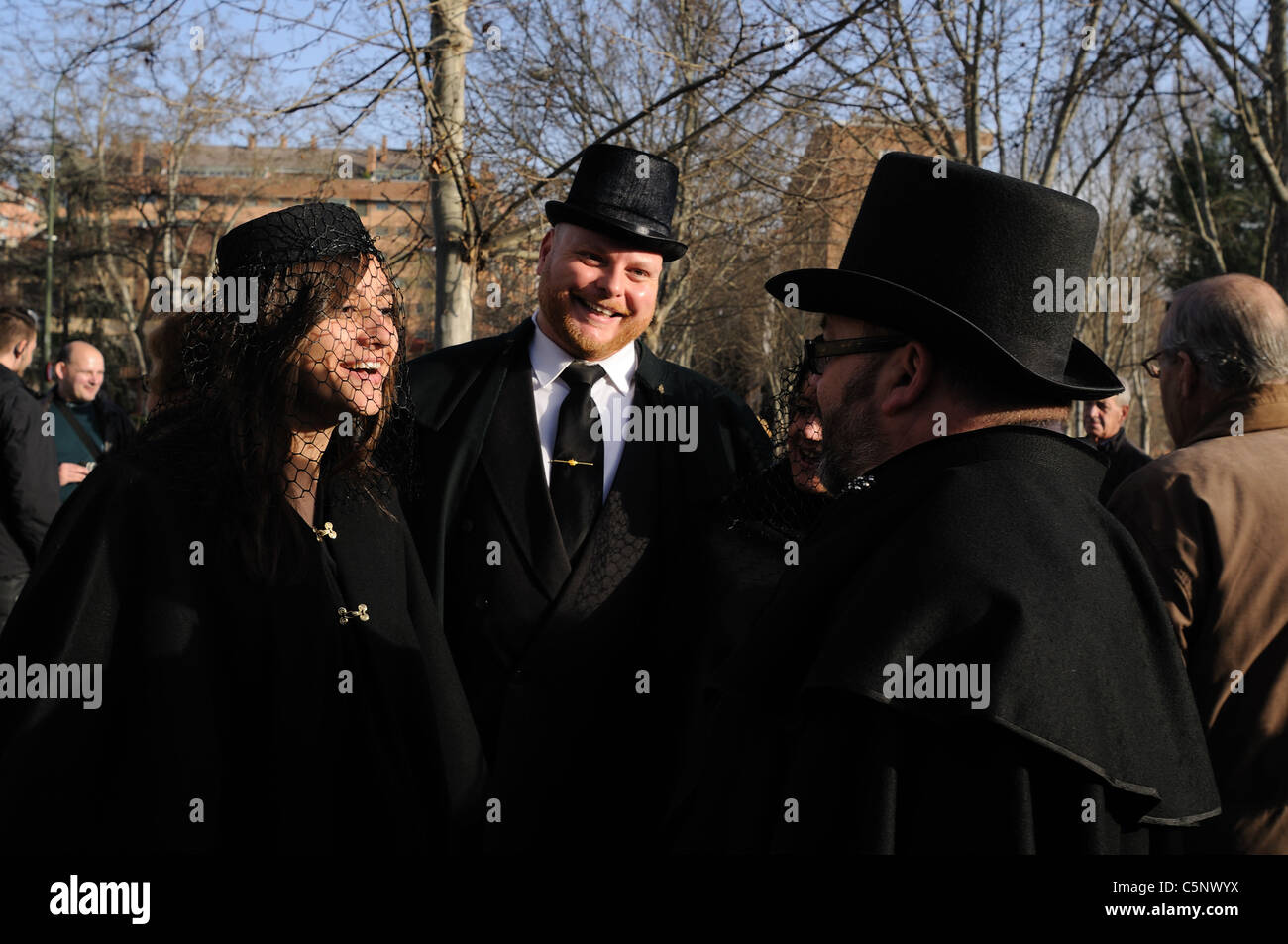 ' Funerale della Sardina' fine del Carnevale in MADRID .Comunità di Madrid. Spagna Foto Stock